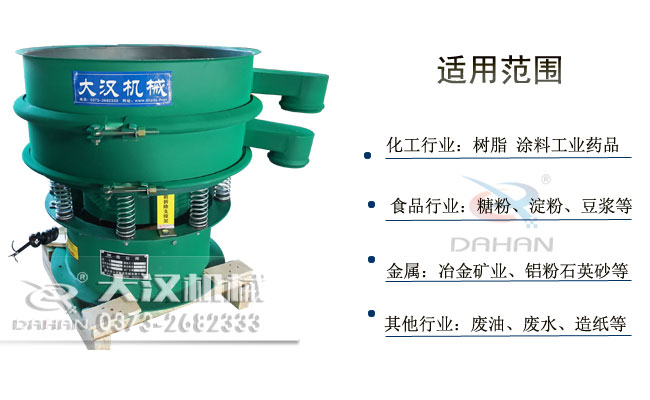 紙漿碳鋼旋振篩適用范圍 紙漿碳鋼旋振篩適用范圍